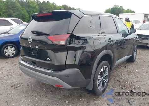 2021 Nissan Rogue Sv Fwd из США, поврежденный, VIN 5N1AT3BAXMC690925